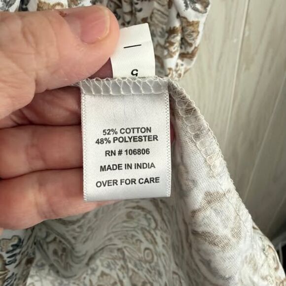 Emily Daniels Ladies 3/4 Sleeve Multi Top Size Large NWT - Picture 4 of 6